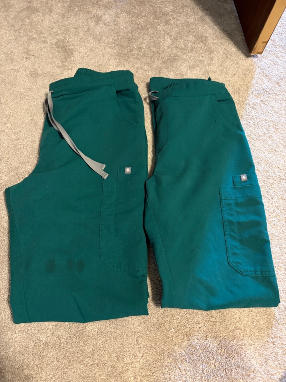 Figs Scrub pants in Hunter green (older style)